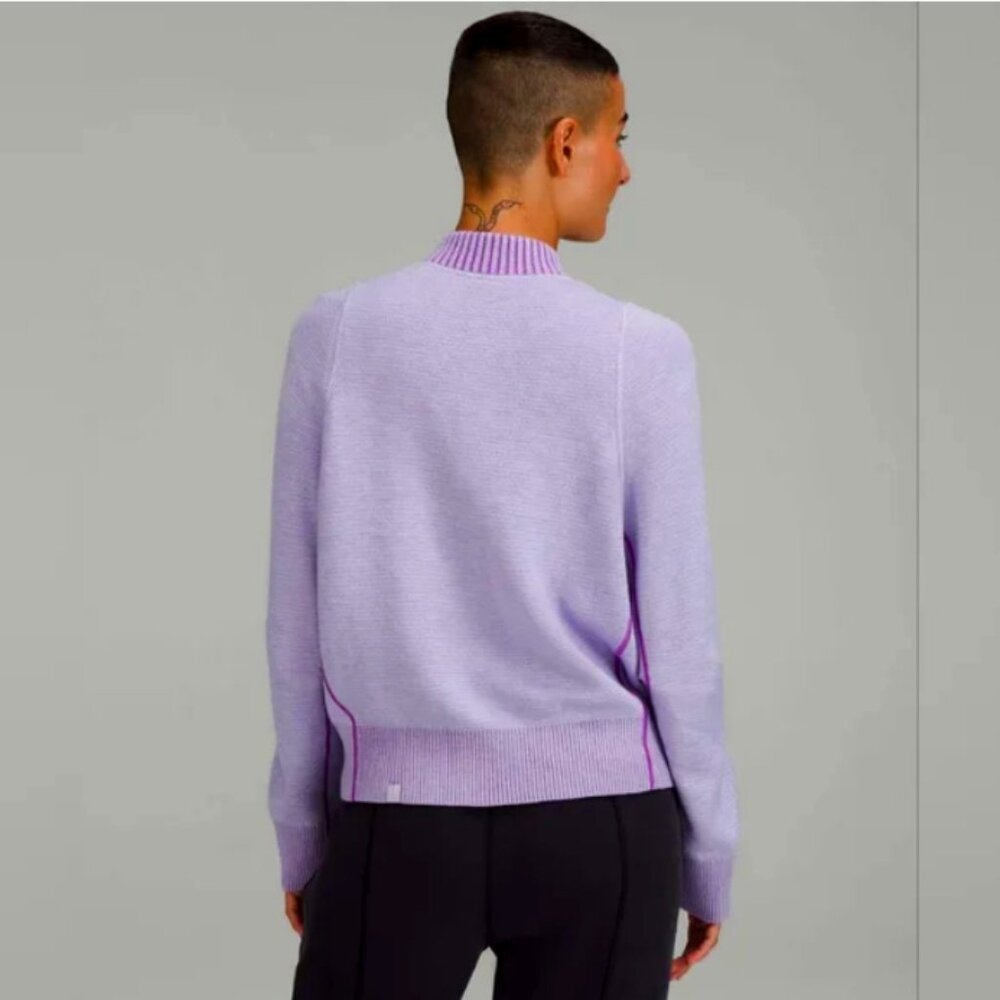 #222 Lululemon Reversible Double-Knit Zip-Up Sweater